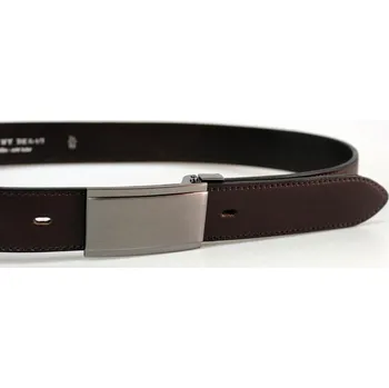 Opasek PENNY BELTS Kožený opasek 35-020-4PS-40 tmavě hnědý - 100 cm