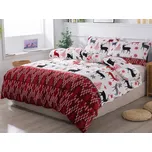 XPOSE® Mikroplyšové povlečení LYANA Exclusive - červené 173789277