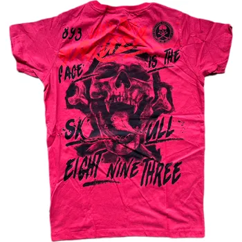 Pánské oblečení Pánské triko Yakuza Face red velikost: S