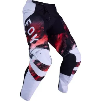 Sportovní oblečení kalhoty Fox 180 Kairos Pant White/Fluorescent Red 38
