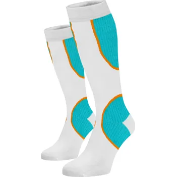 Pánské ponožky Benami kompresní podkolenky Bílé Bílá Polyamid 35-38