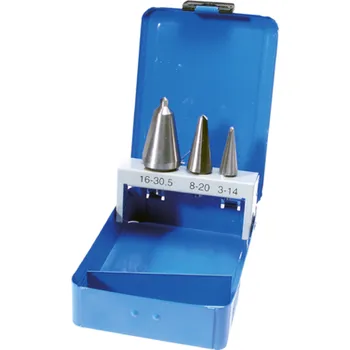 BGS Technic BGS 1998 Loupací vrtáky HSS průměr 3 ÷ 30,5 mm. Sada 3 dílů