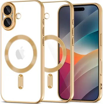 Pouzdro na mobilní telefon KRYT TECH-PROTECT MAGFLEX MAGSAFE IPHONE 17 SHINY GOLD