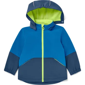 Chlapecká bunda 704638 - Tchibo - Dětská softshellová bunda měnící barvu v dešti - pro ženy - vel. 86/92 - barva: modrá/s potiskem