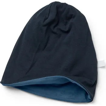 Čepice 710791 - Tchibo - Dětská oboustranná čepice - pro ženy - vel. 53-56 cm - barva: modrá