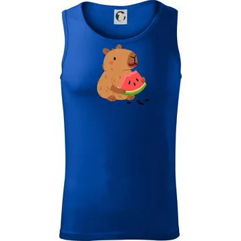 Kapybara s melounem - Tílko pánské Core - S ( Královská modrá )