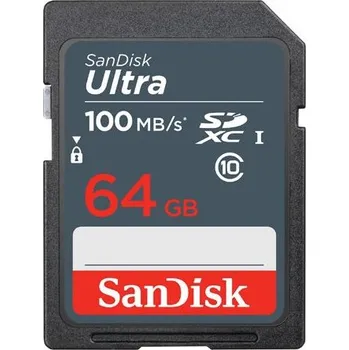 Ukládání dat Sandisk Paměťová karta Ultra 64 GB SDXC Memory Card 100 MB/s