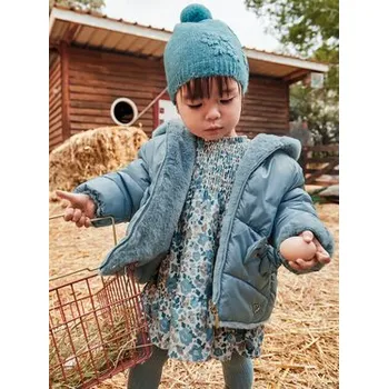 Dívčí oblečení Mayoral Zimní bunda 2435 Modrá Regular Fit 4Y