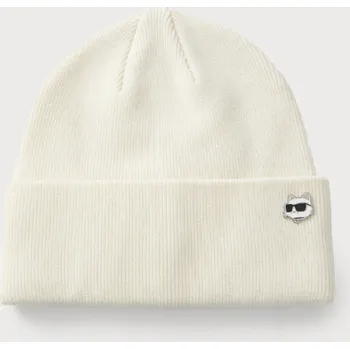 Čepice KARL LAGERFELD IKON CHOUPETTE PIN ZIMNÍ ČEPICE 110