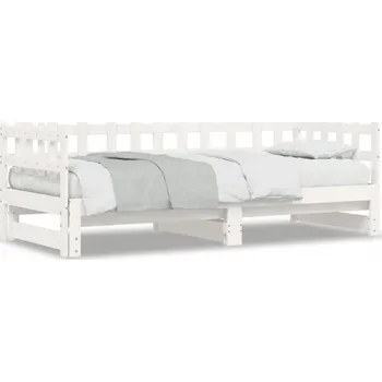 Pohovka Rozkládací pohovka Lite Borovicové dřevo Bílá