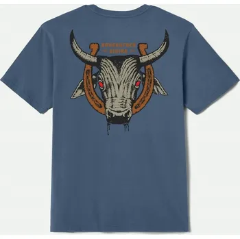 BRIXTON triko - Roughstock S/S Std Harbor Blue (HRBBL) velikost: M