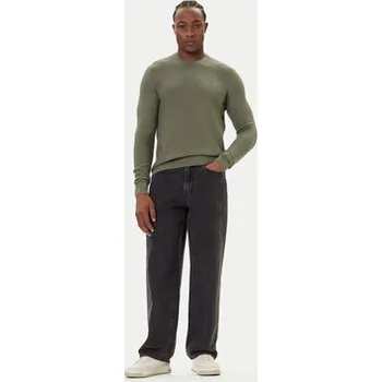 Pánský svetr Mustang Svetr Elliot 1016844 Zelená Regular Fit 3XL