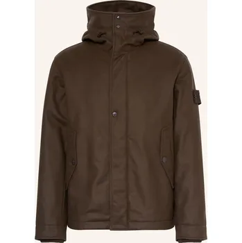 Pánská bunda Stone Island Pánská Flanelová Bunda Ghost, tmavě hnědá, 48