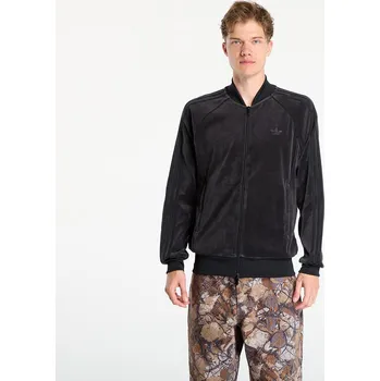 Pánská mikina Mikina adidas SST Adicolor Velour Track Top Black M