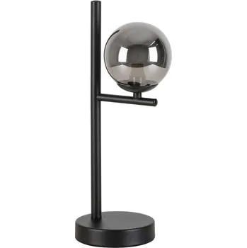 Lampička Černá stojací lampička Ellen 13 x 36.5 x 12 kov, sklo