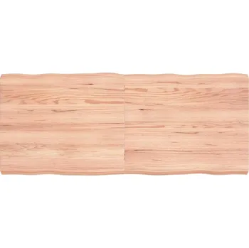 Jídelní stůl Dřevěná dubová deska 120x50x6cm světle hnědá