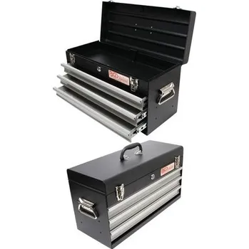 Kovový kufr na nářadí 240x535x290 mm, 3 zásuvky - BGS 3312