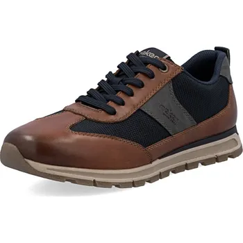 Pánské polobotky PÁNSKÉ POLOBOTKY RIEKER B0507-24 HNĚDÁ Barva: HNĚDÁ, Velikost: 47