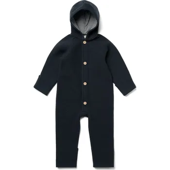 Kojenecké oblečení 710198 - Tchibo - Vycházkový overal pro miminka s vlnou merino - pro ženy - vel. 86/92 - barva: modrá