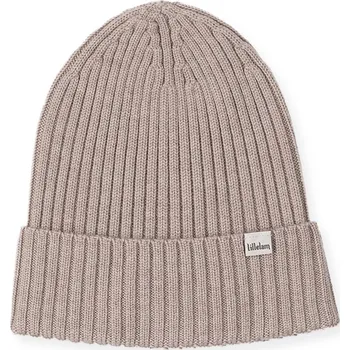 Čepice Dětská merino čepice Classic Rib "Beige" Lillelam VELIKOST: 2-4 roky