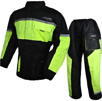 Moto kombinéza Spark Nepromokavá dvoudílná kombinéza do deště Torent Fluo - Velikost 3XL