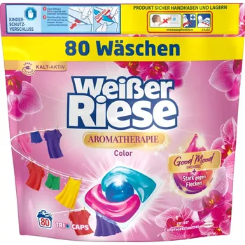 Kapsle na praní Weisser Riese Aromatherapie Color 80ks