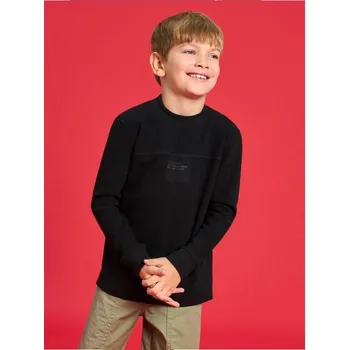 Sinsay - Tričko s dlouhými rukávy - černá - 915GE-99X - 915GE-99X-104