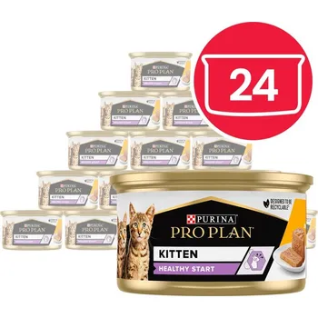 Krmivo pro kočku Pro Plan Kitten Healthy Start 24x85g Kuřecí