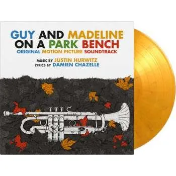 Zahraniční hudba LP Justin Hurwitz: Guy and Madeline on a Park Bench 2023 Limited Numbered Edition 180g Orange & Black Marbled Vinyl