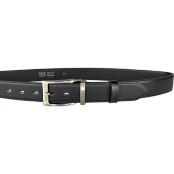 Opasek PENNY BELTS Kožený opasek 35-020-22-60 černý - 115 cm