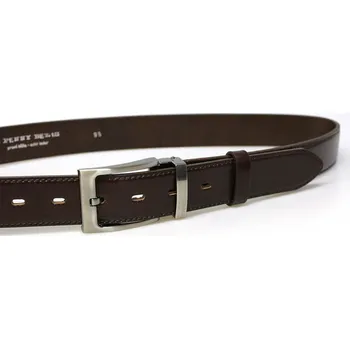 Opasek PENNY BELTS Kožený opasek 35-020-22-506 hnědý - 115 cm