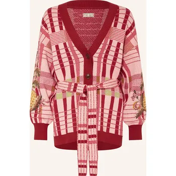 Dámský svetr Barbour Dámský Pletený Kardigan Luisa Cardi, růžová / růžová...