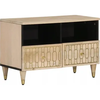 Televizní stolek TV stolek Mango 70x33x46 cm, přírodní dřevo