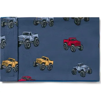 Šátek 710541 - Tchibo - Dětský šátek na krk se suchým zipem - barva: modrá