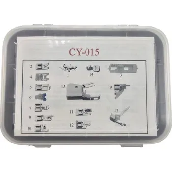 Sada 14 ks patek + 1 držák pro šicí stroje