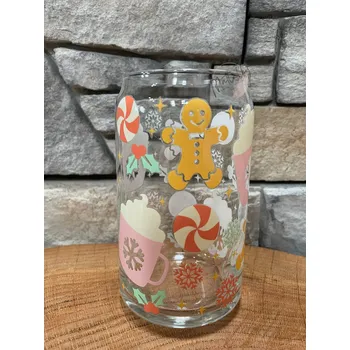 Sklenice Sklenička vánoční pohoda