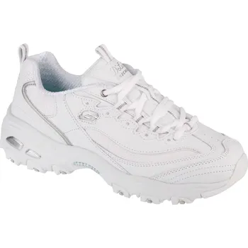 Dámské tenisky Bílé tenisky na platformě Skechers D'Lites - Endless Dream 13151-WSL Velikost: 38