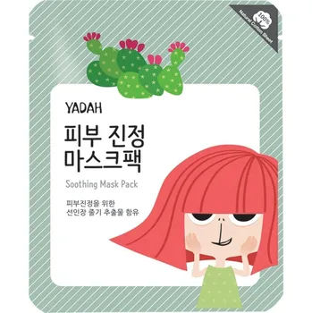 Pleťová maska Yadah uklidňující pleťová plátýnková maska, 25 ml
