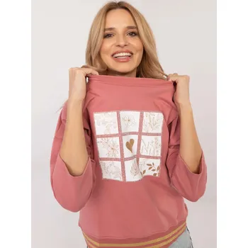 Dámská halenka Dámská růžová halenka s krátkým rukávem FPrice, XL i523_5906694001055