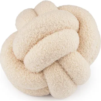 Dekorativní polštářek Dekorační polštář uzel buklé Ø20 cm