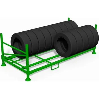 paleta Paleta AT 007 – skladování SUV pneumatik (AVEX) Barva: RAL 6011 007-000-00 RAL 6011