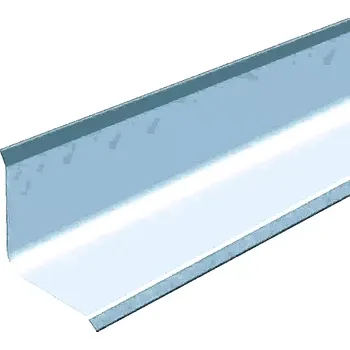 Koutová lišta s přihnutím ke zdi pozinkovaná dl.2m (v nabídce r.š.100,125 a 200mm)