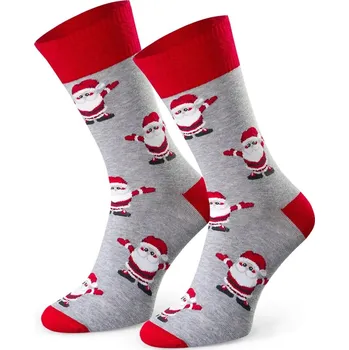 Pánské ponožky Steven pánské ponožky šedé- froté s protiskluzovou podešví, šedá 44/46