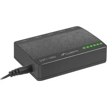 Switch lanberg 5portový gigabitový desktopový switch