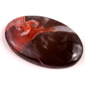 Přírodní kámen Kabošon Crazy Lace Achát č.5984 (38x24x6mm)