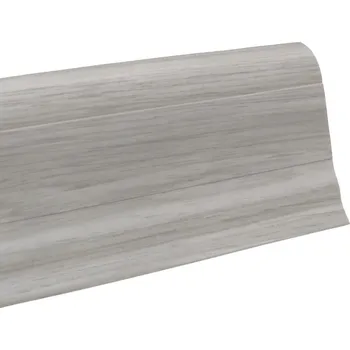 Podlahová lišta DOPRODEJ: 2500x50x25 mm cm Soklová podlahová lišta SLK50 W648 white oak 250, 2500x50x25 mm, šedá, Döllken - 1 rok na vrácení + DOPRAVA ZDARMA k Vám i zpět