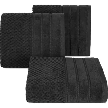 BAVLNĚNÝ RUČNÍK ADORE 30X50 CM ČERNÁ