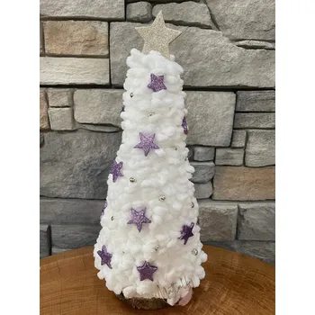 Vánoční dekorace Vánoční stromeček z puffy velký
