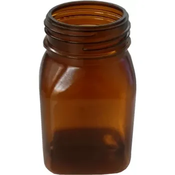 Dóza na potraviny 310-70701 PVC DÓZA 1000 ML HNĚDÁ ŠIROKOHRDLÁ HRANATÁ, BEZ UZÁVĚRU