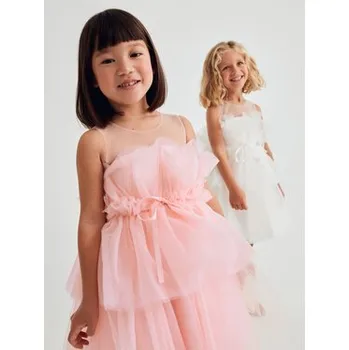 Dámské šaty Abel & Lula Elegantní šaty 5036 Oranžová Regular Fit 14Y